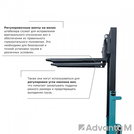 Ручной гидравлический штабелер PROLIFT PRO TRV 1016 – 1000 кг 1,6 м